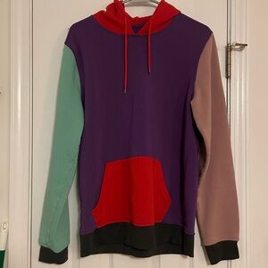 Color-block hoodie